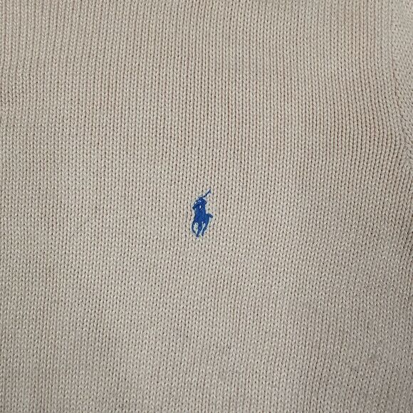 Vintage Polo Ralph Lauren Sweater Large Pink Essential Preppy Quite Academia 90s - Picture 2 of 8